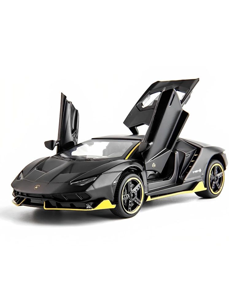     			Lamborghini Car Toy Die-Cast Metal Car Model Car Pull Back Car Super Car With Openable Doors With Sound & Light For Birthdays Gift