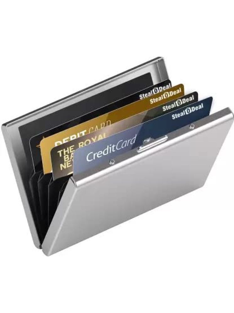     			Stealodeal Steel Card Holder ( Pack 1 )