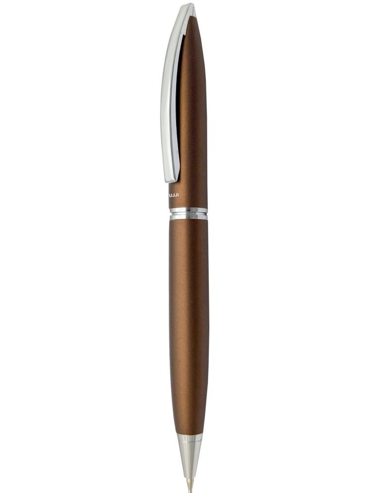     			UJJi Brown Coffee Colour Metal Pen with Chrome Part Ball Pen