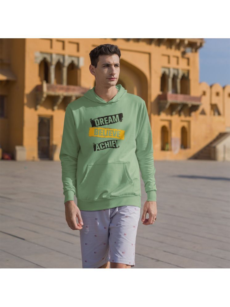     			BICHARA Polyester Hooded Men's Sweatshirt - Green ( Pack of 1 )