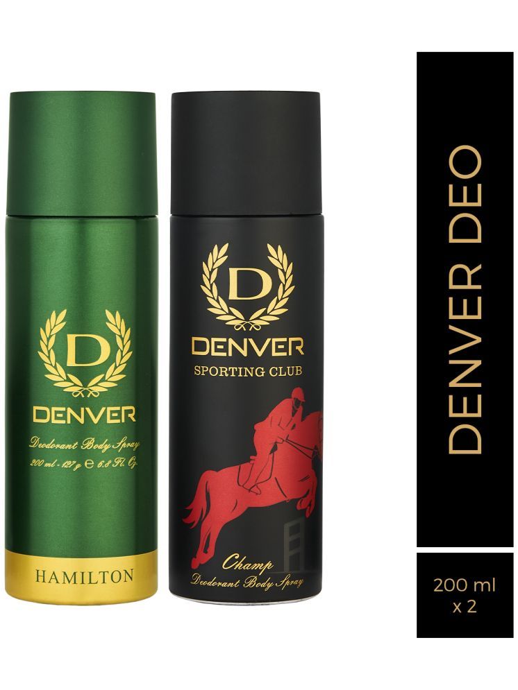     			Denver Hamilton & Champ Deodorant Spray for Men 200 ml ( Pack of 2 )