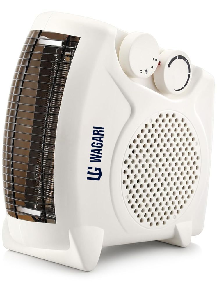     			Kadio Portable Room Heater White Fan Heater