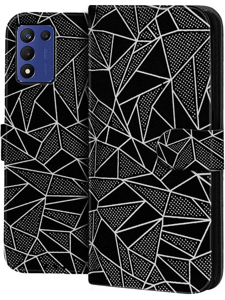     			Knotyy Black Flip Cover Artificial Leather Compatible For RealMe 9 5G SE ( Pack of 1 )