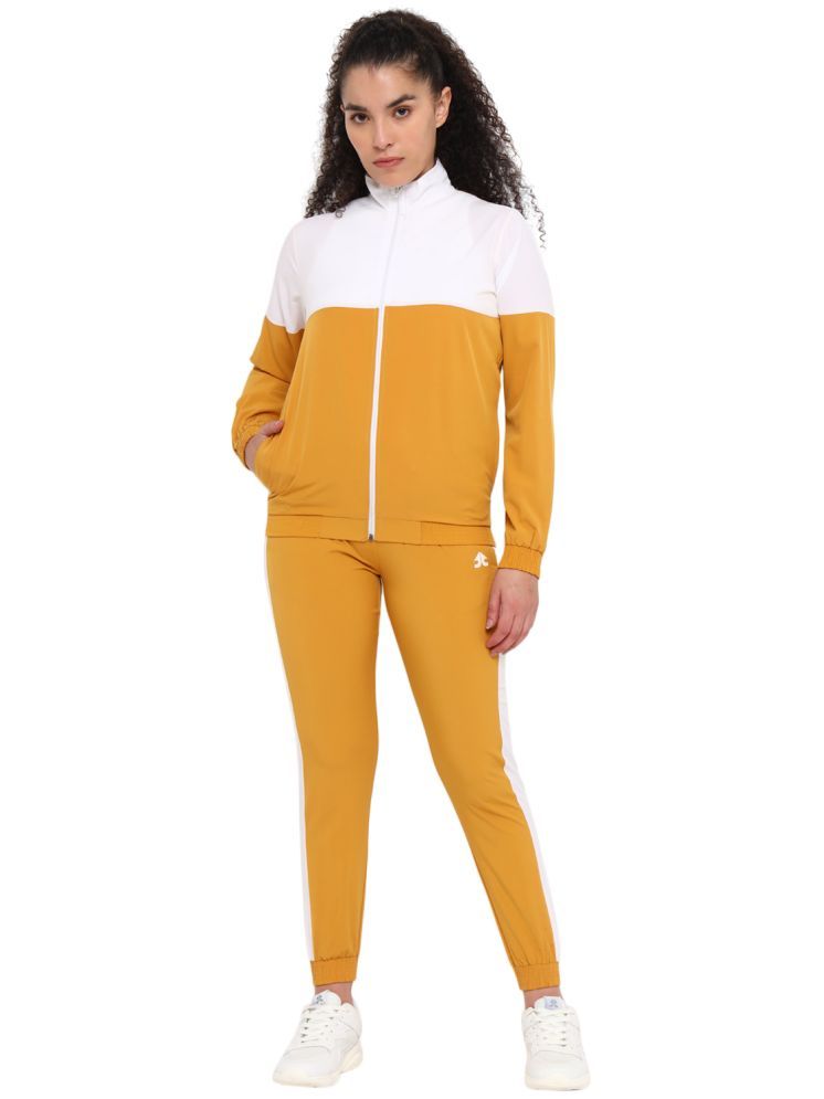     			OFF LIMITS Yellow Polyester Colorblock Tracksuit - Pack of 1