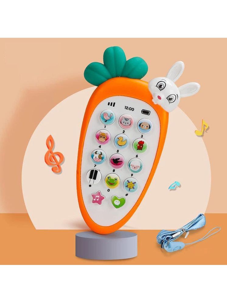     			Rabbit Intelligent Baby Cell Phone Mobile Toy for Kids, Toddlers with Music, Ringtones, Lights (Multi Color)