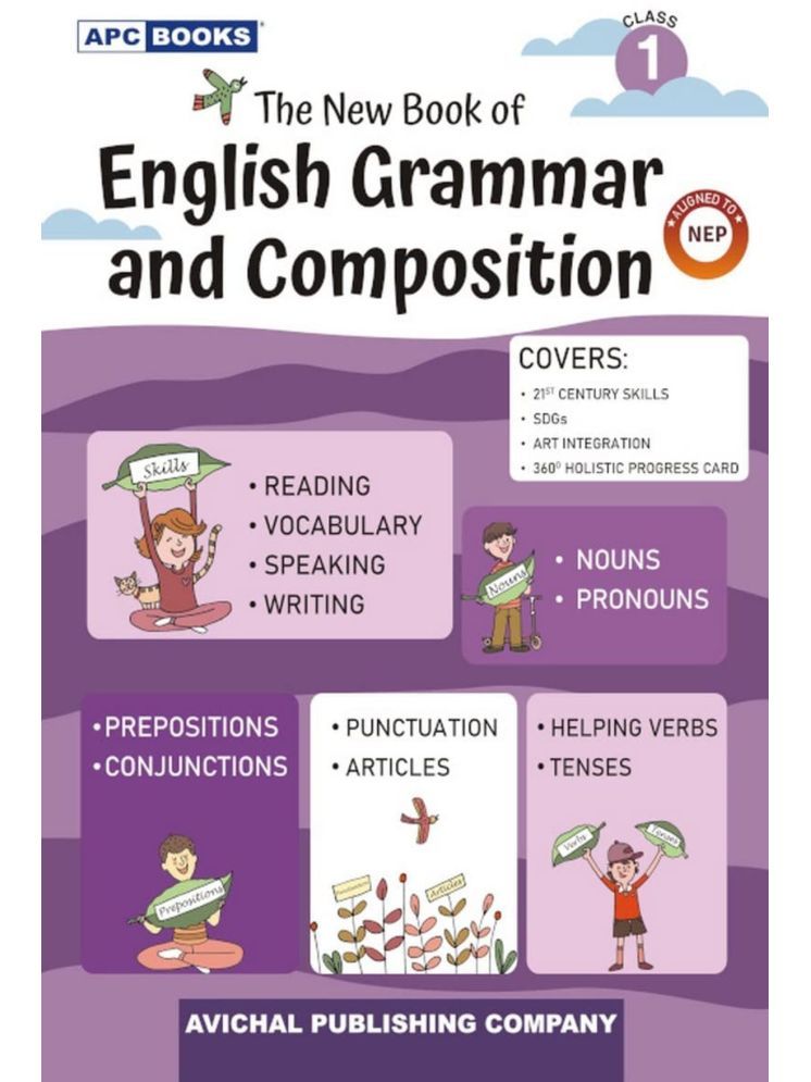     			The New Book of English Grammar and Composition Class 1