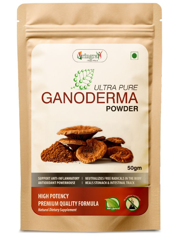     			Vringra Ganoderma Powder|Reishi Mushroom Powder|Immunity Booster|For Heart Health|Stress Relief|Promote Relaxation