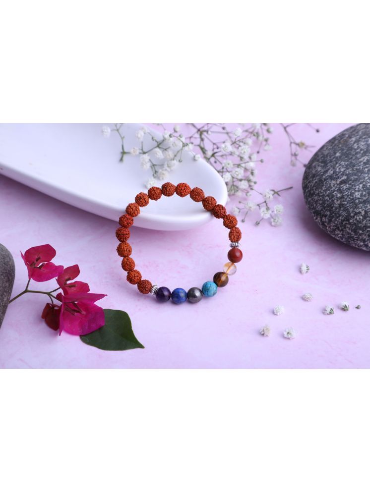     			Yogii 7 Chakra with Rudraksha Bracelet (Pack of 1)