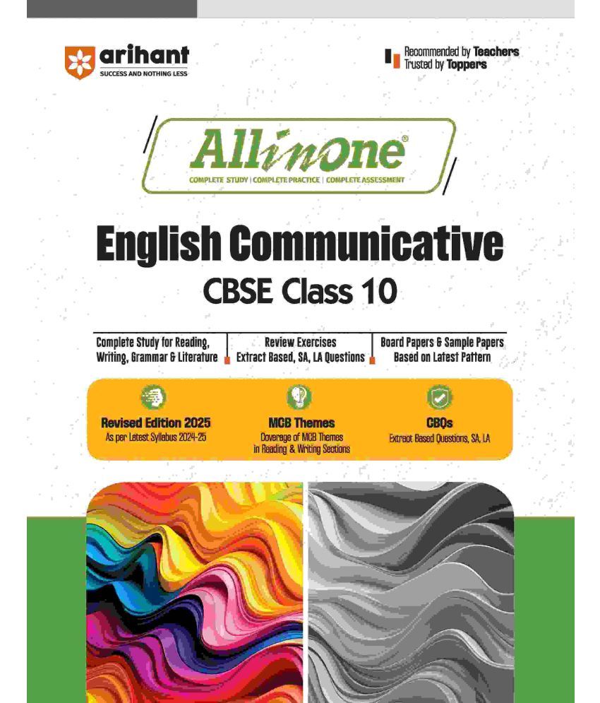     			Arihant All In One CBSE English Communicative Class 10th | For CBSE Exams 2025 | Revised Edition 2025