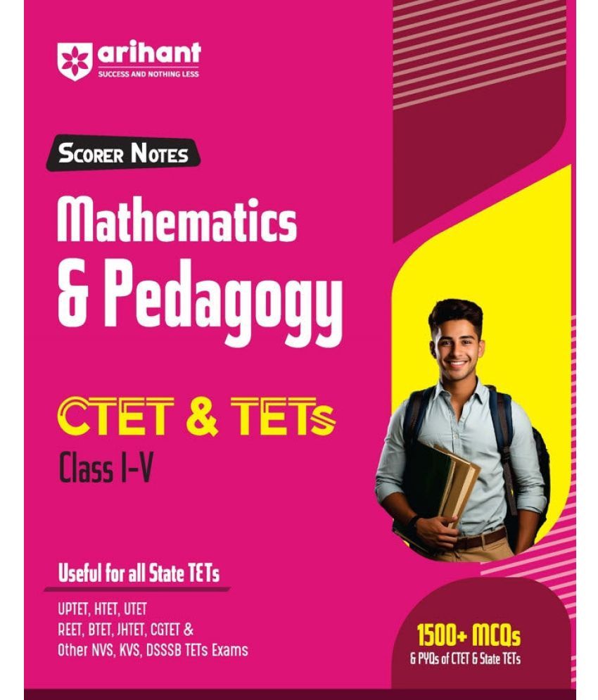     			Arihant CTET & TETs Scorer Notes Mathematics & Pedagogy Class (I -V) | English Medium