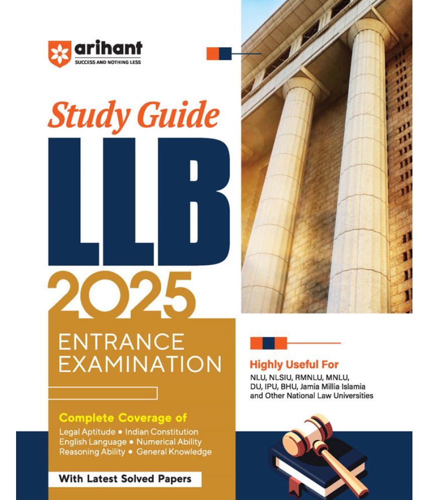     			Arihant Study Guide LLB Entrance Examination 2025