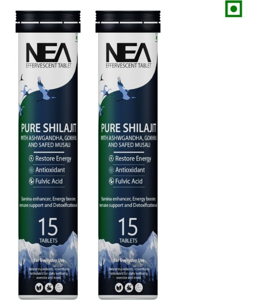     			Nea Ayurvedic Himalayan Shilajit Effervescent with Ashwagandha, Safed Musli & Gokhru