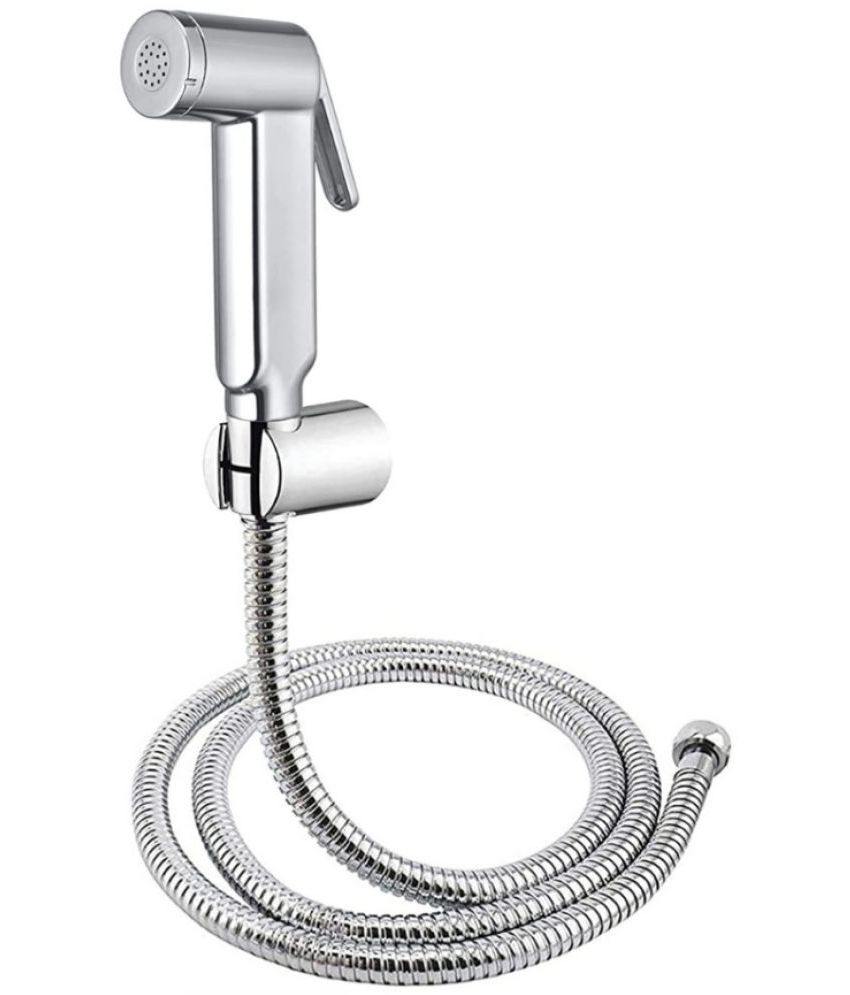     			Bathfax ABS Silver Supreme Health Faucet with Set Plastic(ABS) Health Faucet (Water Sprayer)