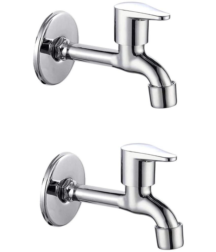     			Bathfax FUSION STAINLESS STEEL LONG BIB TAP (PACK OF 2) Steel Bathroom Tap (Bib Cock)