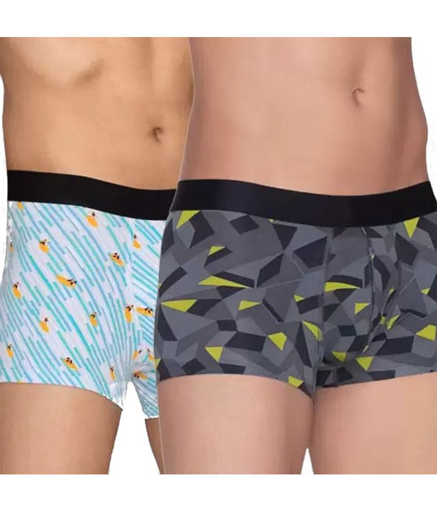     			Cavenders Pack of 2 Nylon Trunks For Men's ( Multicolor )