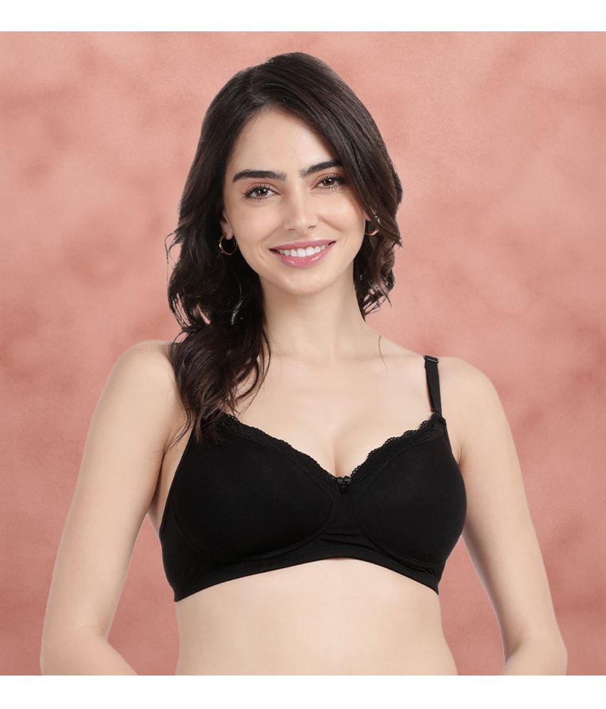     			Susie Pack of 1 Cotton Lightly Padded T-Shirt Bra For Women ( Black )