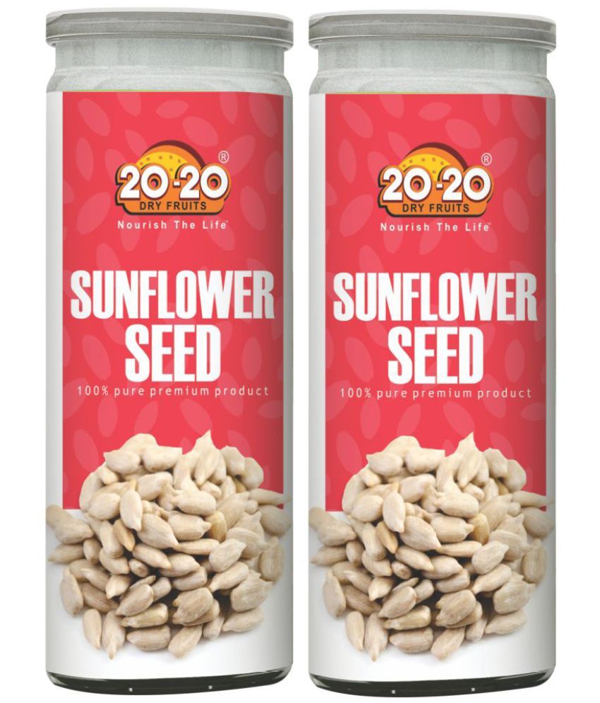     			20-20 Dry Fruits Sunflower Seeds 400 Pack of 2