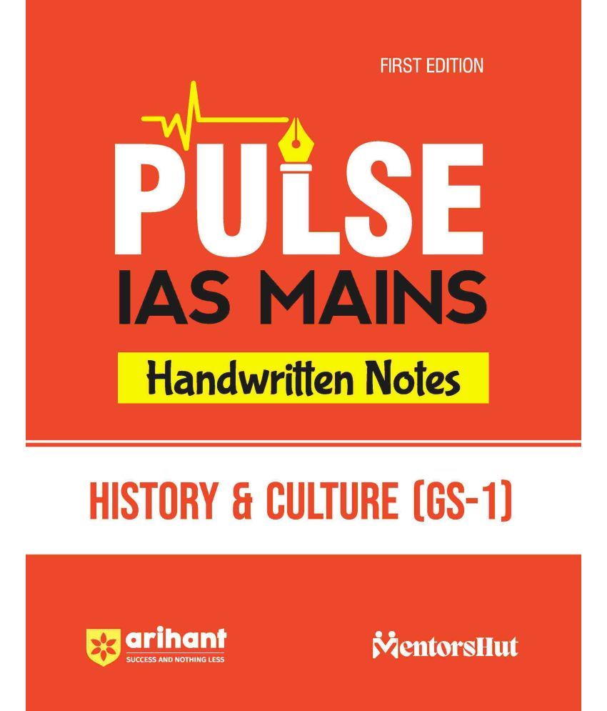     			Arihant Pulse Handwritten Notes IAS Mains - History & Culture (GS-1) | First Edition