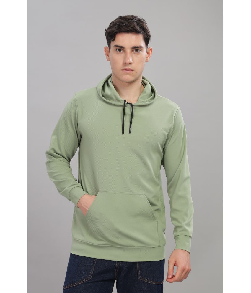     			FABRIPPLE Polyester Hooded Men's Sweatshirt - Olive ( Pack of 1 )