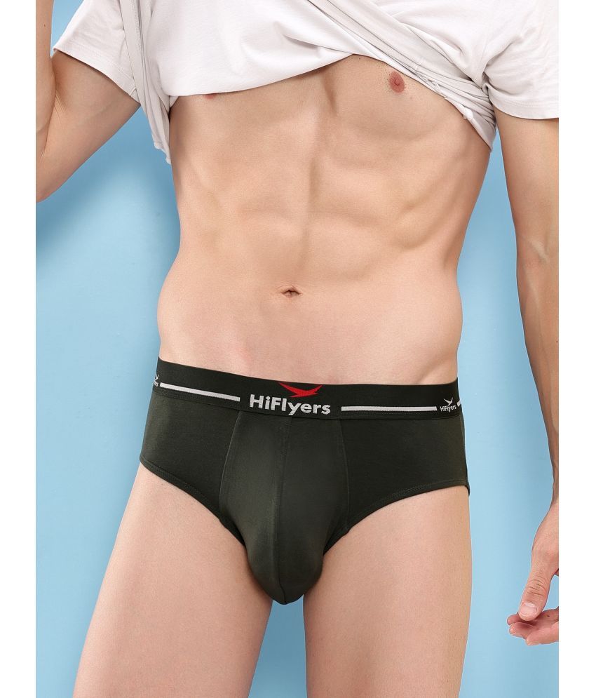     			Hiflyers Pack of 1 Modal Briefs For Men's ( Green )