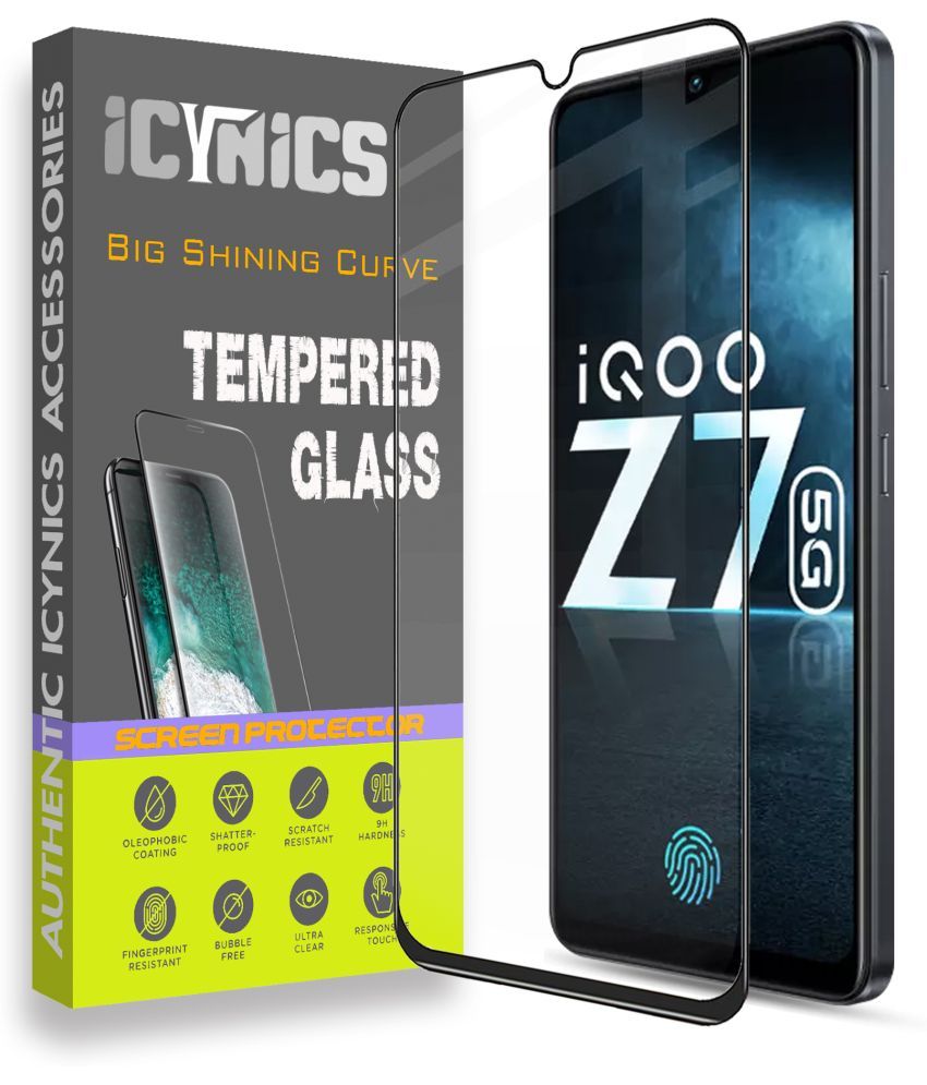     			Icynics Tempered Glass Compatible For IQOO Z7 5G ( Pack of 1 )