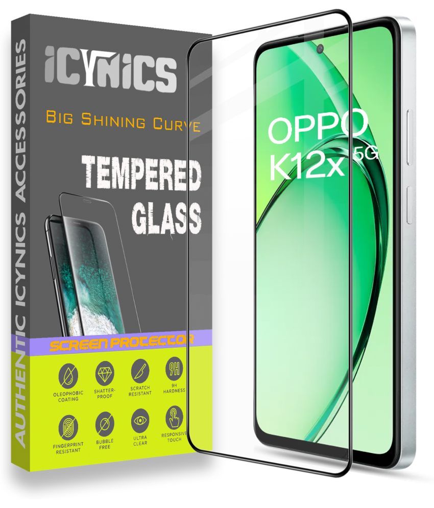     			Icynics Tempered Glass Compatible For Oppo K12X 5G ( Pack of 1 )