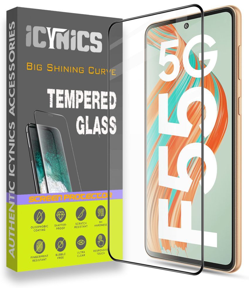     			Icynics Tempered Glass Compatible For Samsung Galaxy F55 5G ( Pack of 1 )