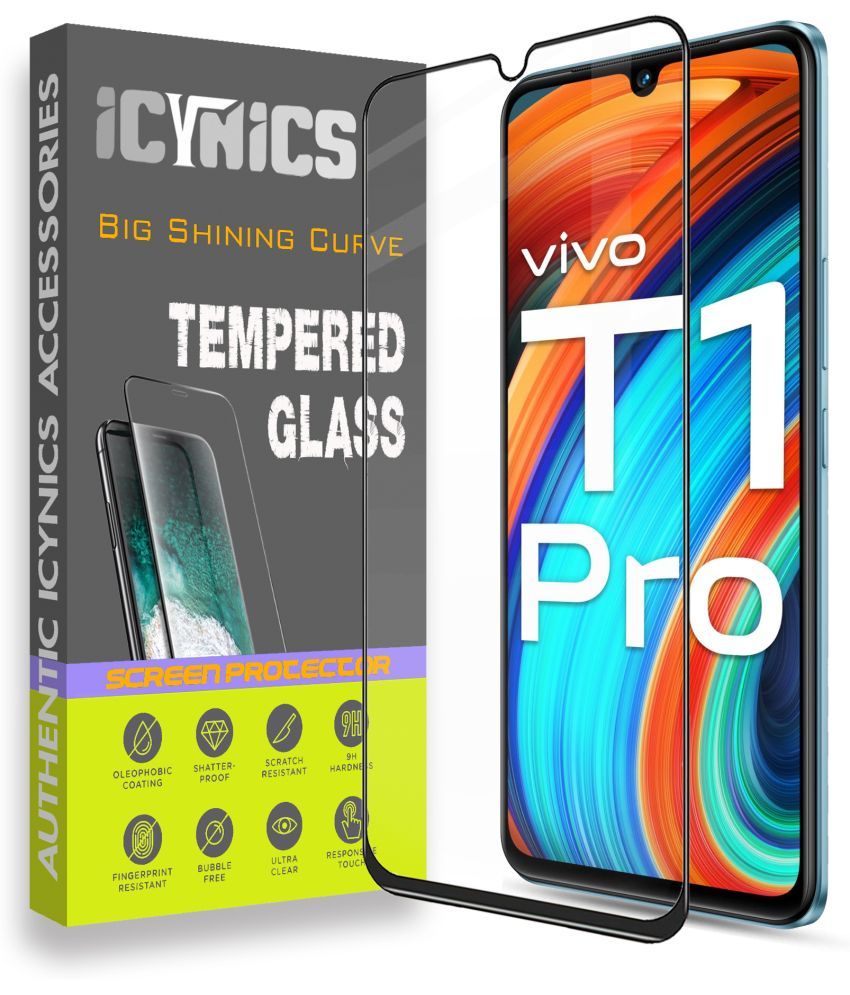     			Icynics Tempered Glass Compatible For Vivo T1 Pro 5G ( Pack of 1 )