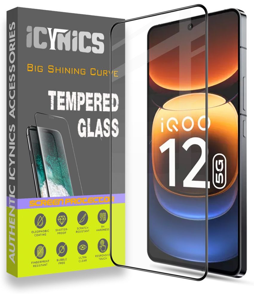     			Icynics Tempered Glass Compatible For IQOO 12 5G ( Pack of 1 )