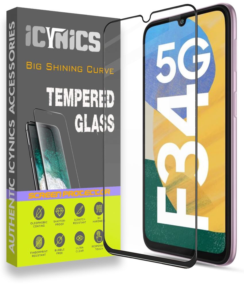     			Icynics Tempered Glass Compatible For Samsung Galaxy F34 5G ( Pack of 1 )