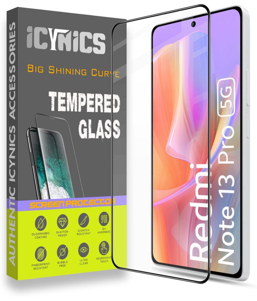     			Icynics Tempered Glass Compatible For Redmi Note 13 Pro 5G ( Pack of 1 )