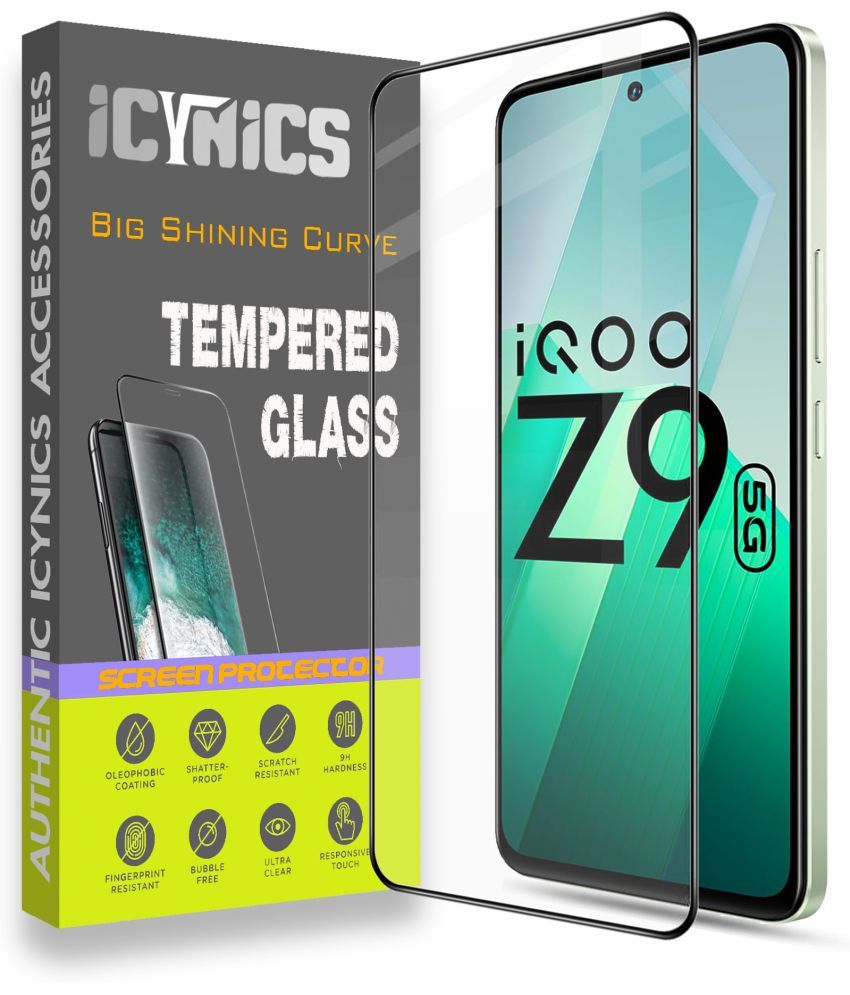     			Icynics Tempered Glass Compatible For iQOO Z9 5G ( Pack of 1 )