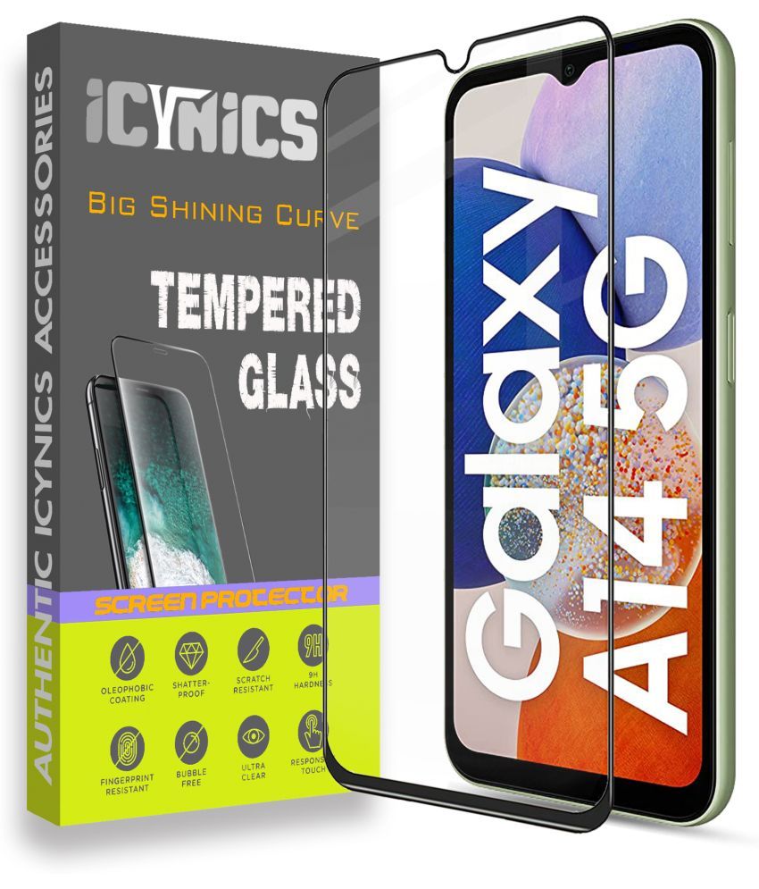     			Icynics Tempered Glass Compatible For Samsung Galaxy A14 5G ( Pack of 1 )