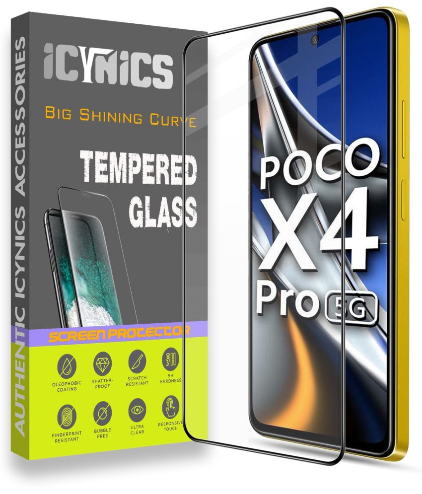     			Icynics Tempered Glass Compatible For Poco X4 Pro 5G ( Pack of 1 )