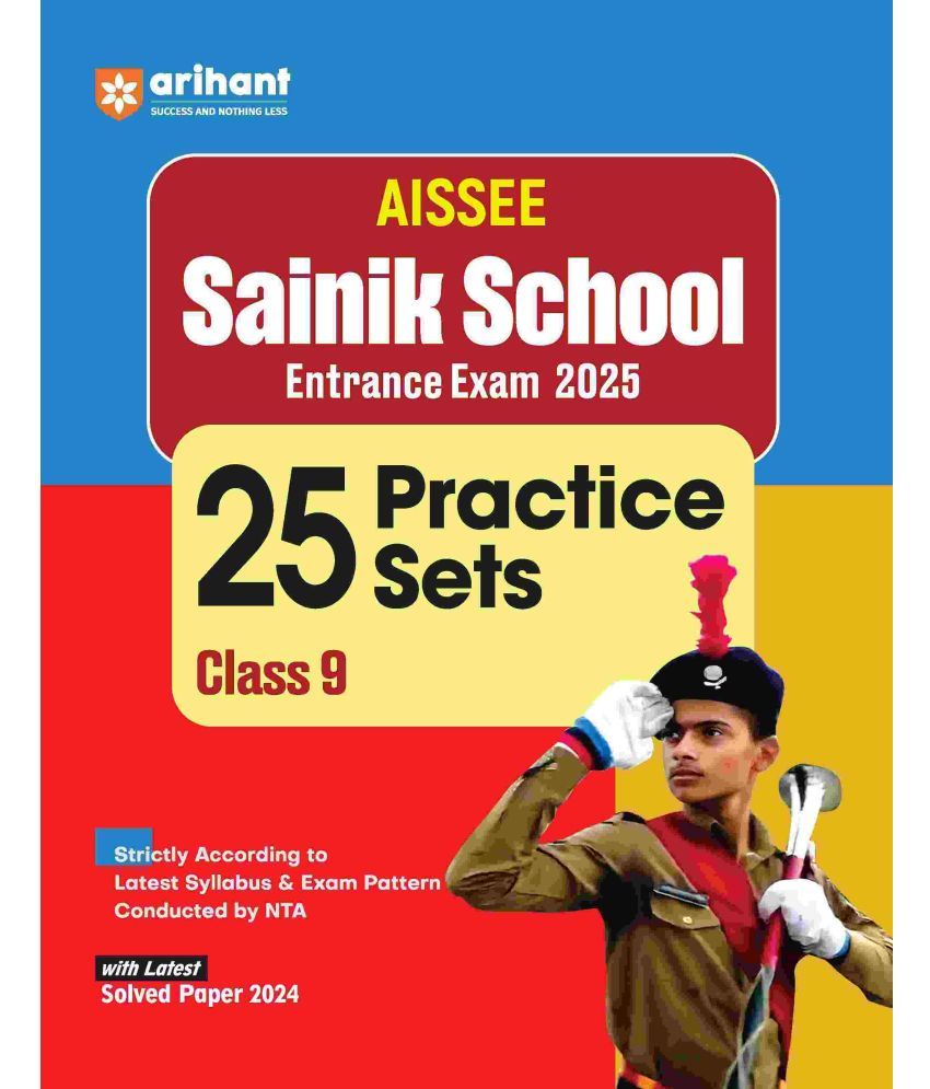     			Arihant AISEE Sainik School Entrance Exam 2025 (25 Practice Sets) | Class IX | English Medium