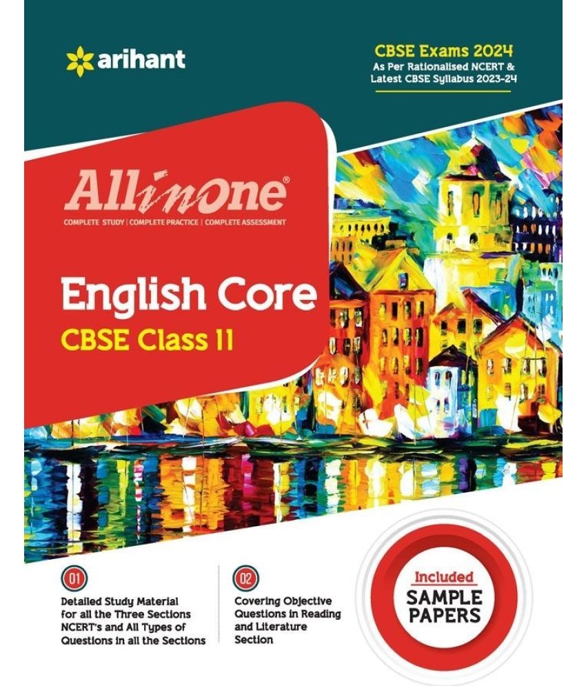     			Arihant All In One Class 11th English Core for CBSE Exam 2024