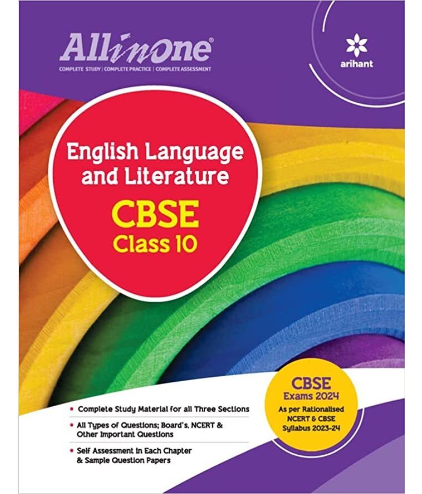     			Arihant All In One English Language And Literature For Class- 10th \nCBSE Exams 2024