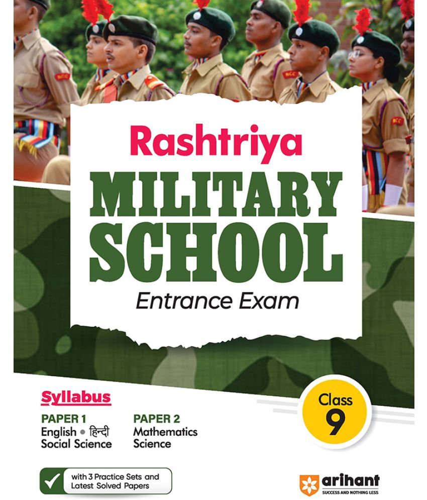     			Arihant Rashtriya Military School Entrance Exam Book for Class 9