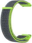 ACM Watch Strap Nylon Soft 22mm compatible with Noise Noisefit Voyage Smartwatch Sports Band Neon Green