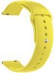 ACM Watch Strap Silicone Belt 22mm compatible with Noise Colorfit Pulse 2 Pro Smartwatch Sports Band Yellow