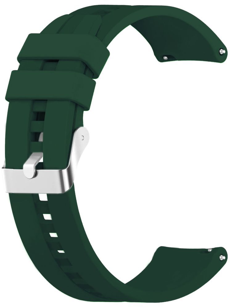     			ACM Watch Strap Silicone Belt 22mm compatible with Maxima Max Pro Coral Lite Smartwatch Classic Band Green