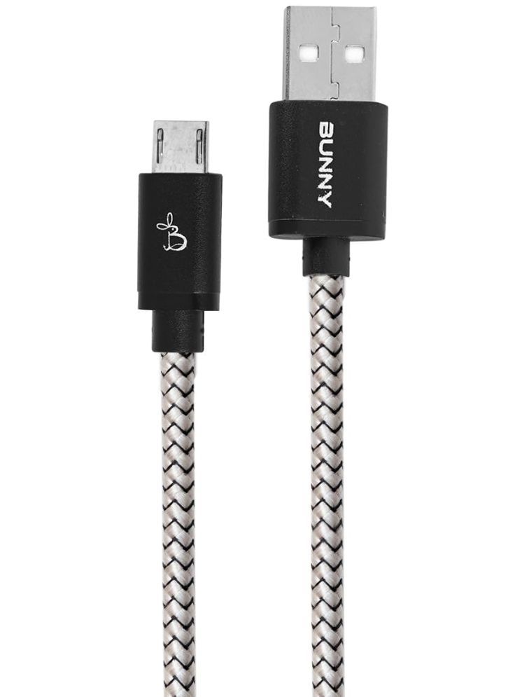     			Bunny Grey 3A Micro USB Cable 1.2 Meter