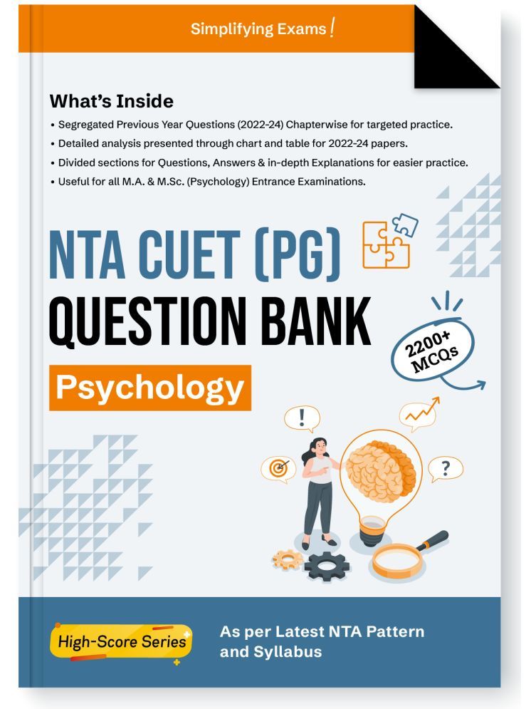     			Gurukul By Oswal NTA CUET (PG) Psychology Question Bank For M.A & M.Sc Psychology Entrance Exam 2025 : 2200 MCQs, PYQs 2022-24, Paper Analysis Charts,