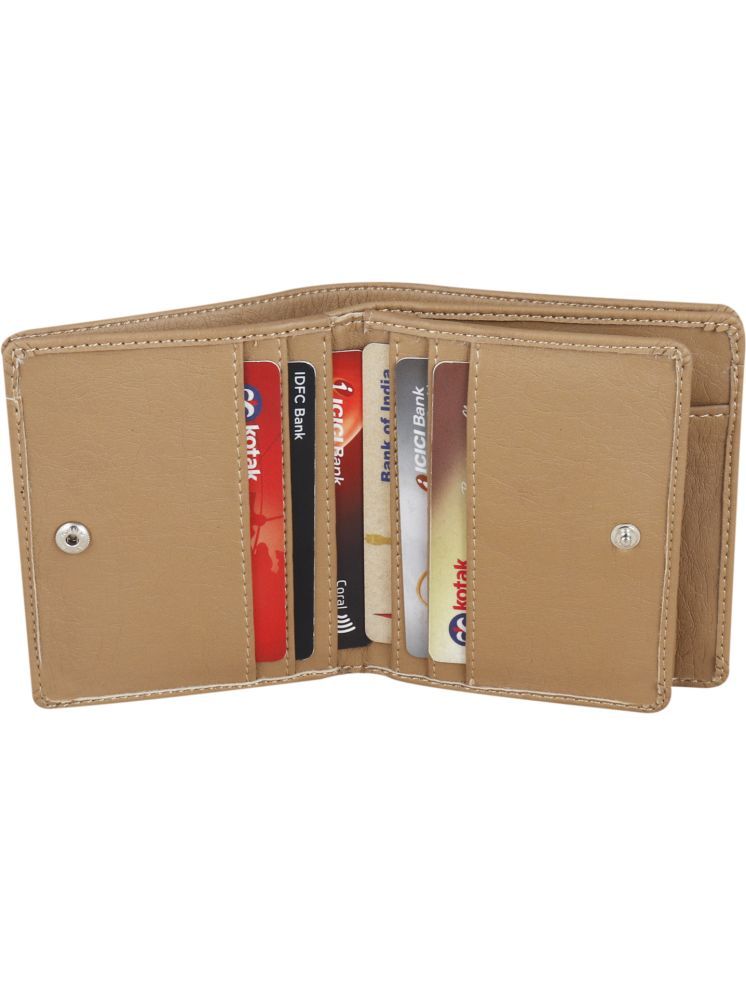     			JND Beige 100% Leather Men's Regular Wallet ( Pack of 1 )