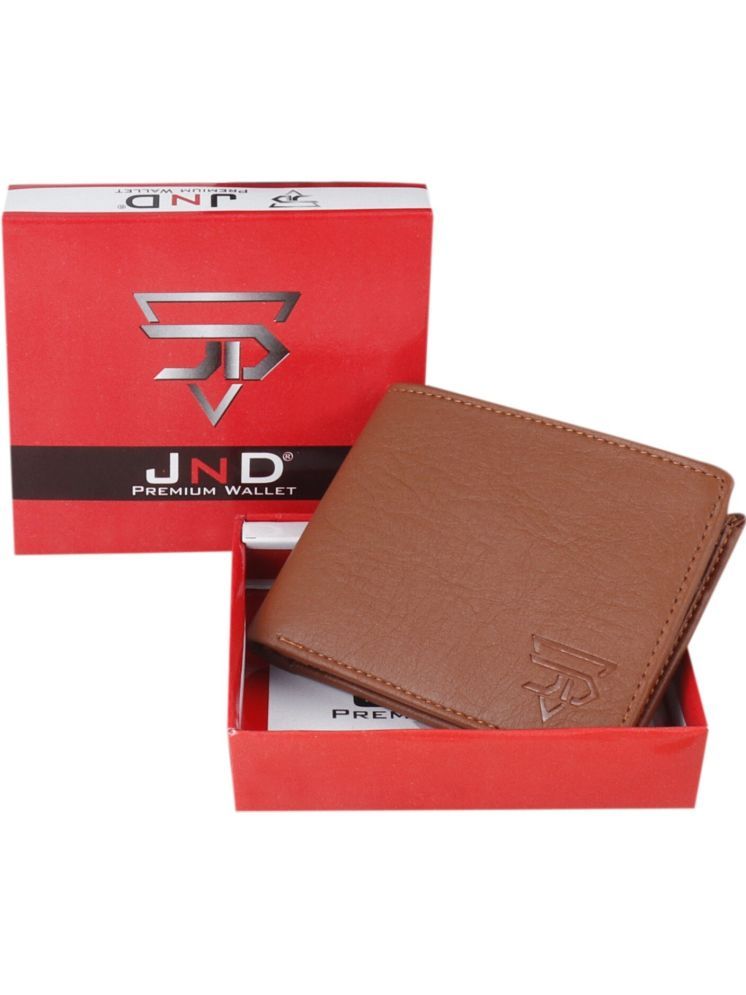     			JND Tan PU Men's Regular Wallet ( Pack of 1 )