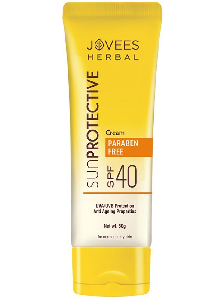     			Jovees Herbal Sun Protective SPF 40 Sunscreen Cream For Normal to Dry Skin 50gm (Pack of 1)