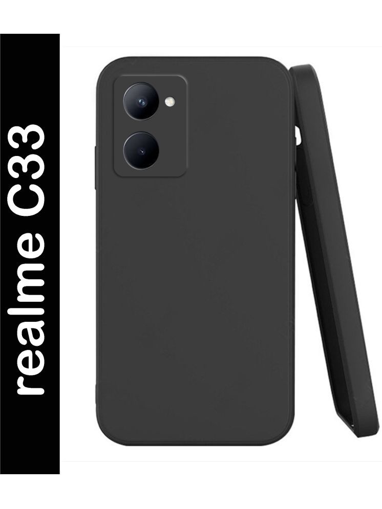     			Knotyy Plain Cases Compatible For Silicon realme C33 ( Pack of 1 )