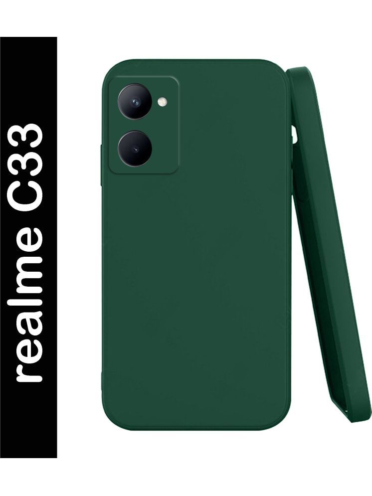     			Knotyy Plain Cases Compatible For Silicon realme C33 ( Pack of 1 )