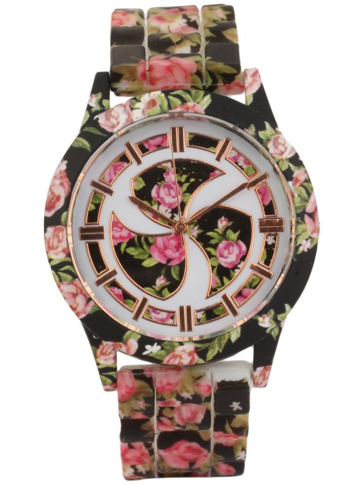     			Svats Multicolor Rubber Analog Womens Watch