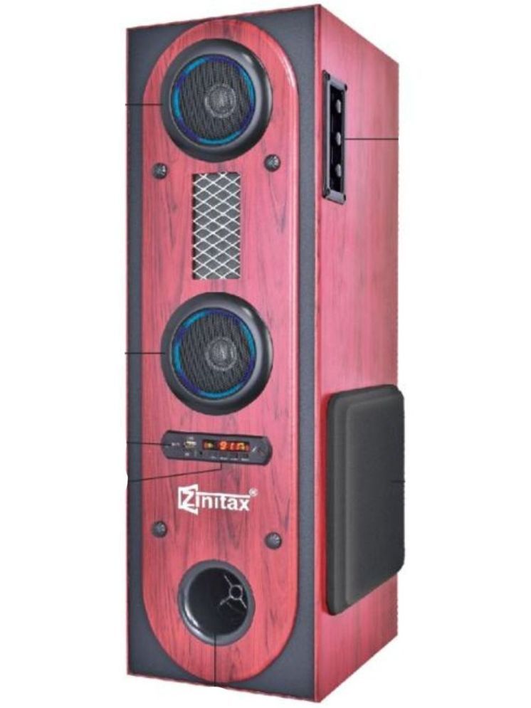     			Zinitax ZNTN_312 Tower Speakers - Red